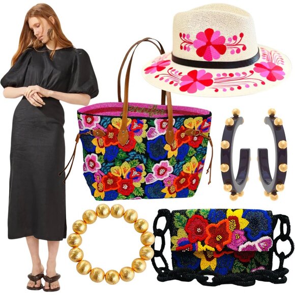 James Ascher Pink Hand Painted Hat - Picture 4 of 4